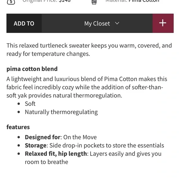 Lululemon Cozy Calling Turtleneck Sweater - Picture 4 of 8